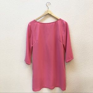 Nordstrom Tildon Pink Boatneck Shift Dress
